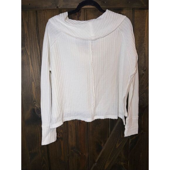FREE PEOPLE Wildcat Thermal Boxy Top - Picture 3 of 8